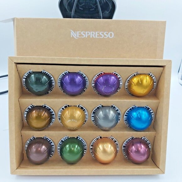Nespresso Vertuo Pop+ Dark Grey Coffee Espresso Maker Breville Compact 5 Size - Picture 6 of 12